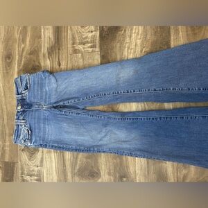 Blue flare jeans